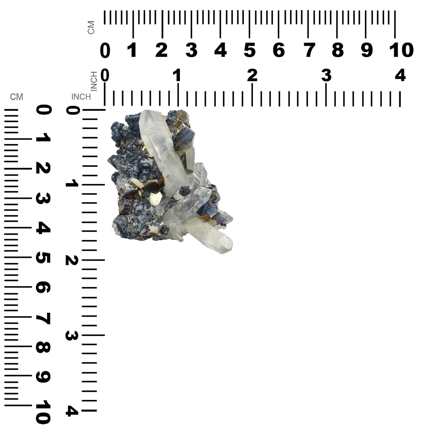 Starborn Rainbow Pyrite Crystal Collector's Corner Specimen 221.5ct - 1 Piece