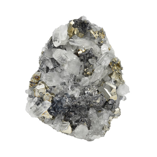 Starborn Rainbow Pyrite Crystal Collector's Corner Specimen 889 carats - 1 Piece