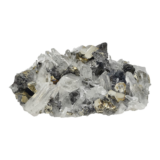 Starborn Rainbow Pyrite Crystal Collector's Corner Specimen 889 carats - 1 Piece
