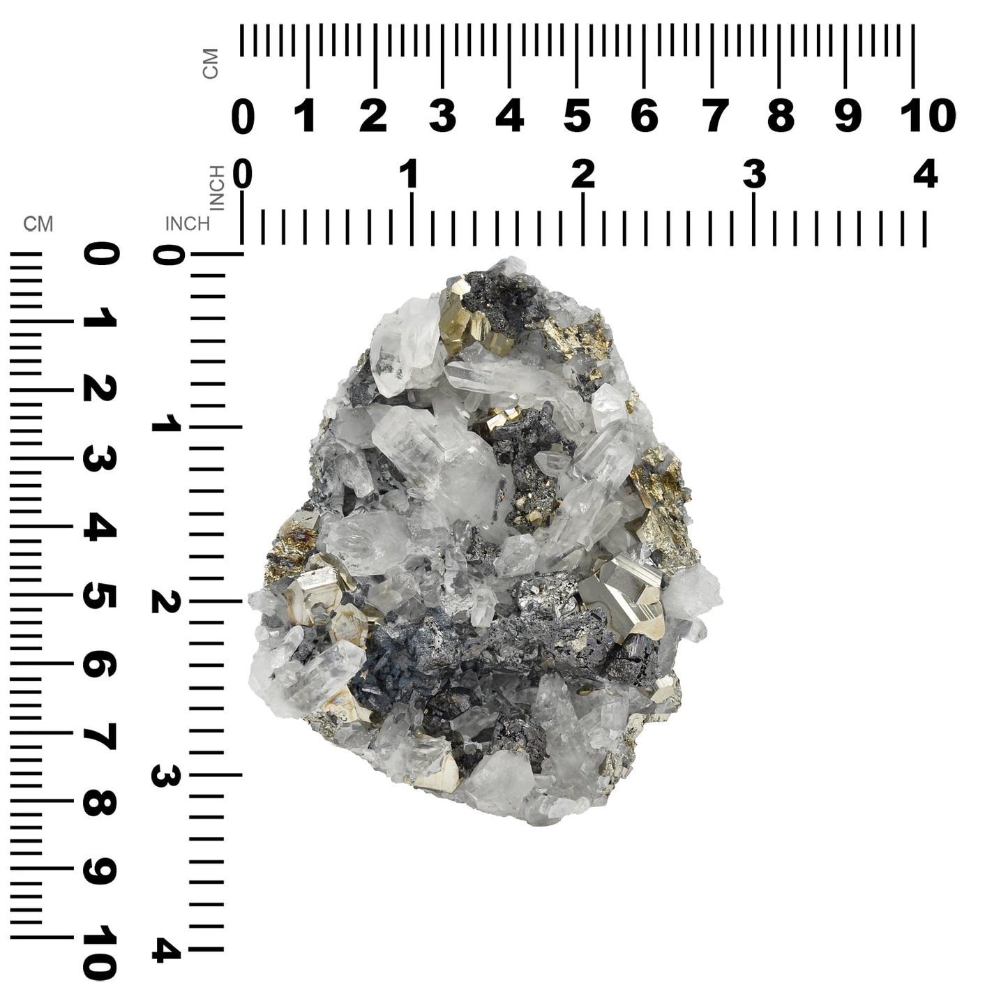Starborn Rainbow Pyrite Crystal Collector's Corner Specimen 889 carats - 1 Piece