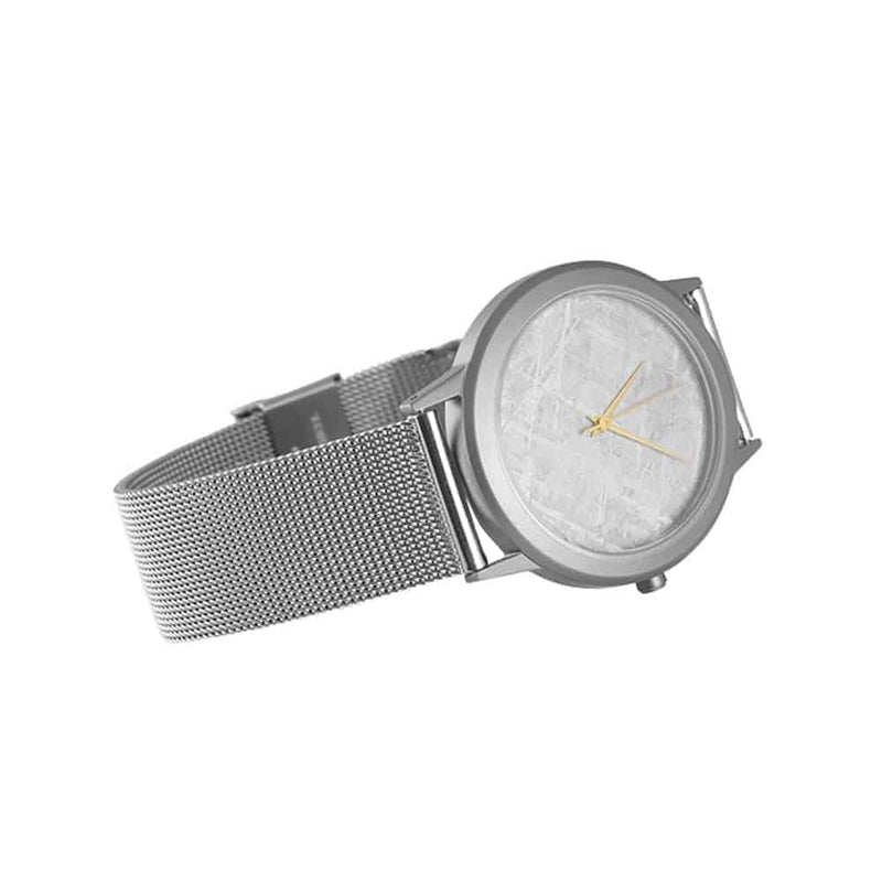 Starborn Gibeon Meteorite 20mm/30mm Watch with Stainless Steel Adjustable Mesh Band