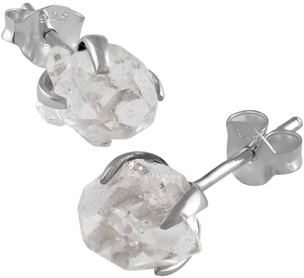 Starborn Herkimer Diamond Sterling Silver Post Earrings
