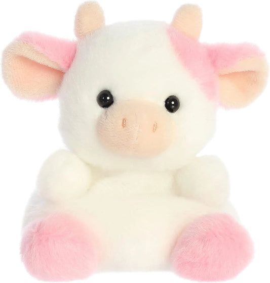 5" Strawberry Cow Palm Pals Stuffed Animal