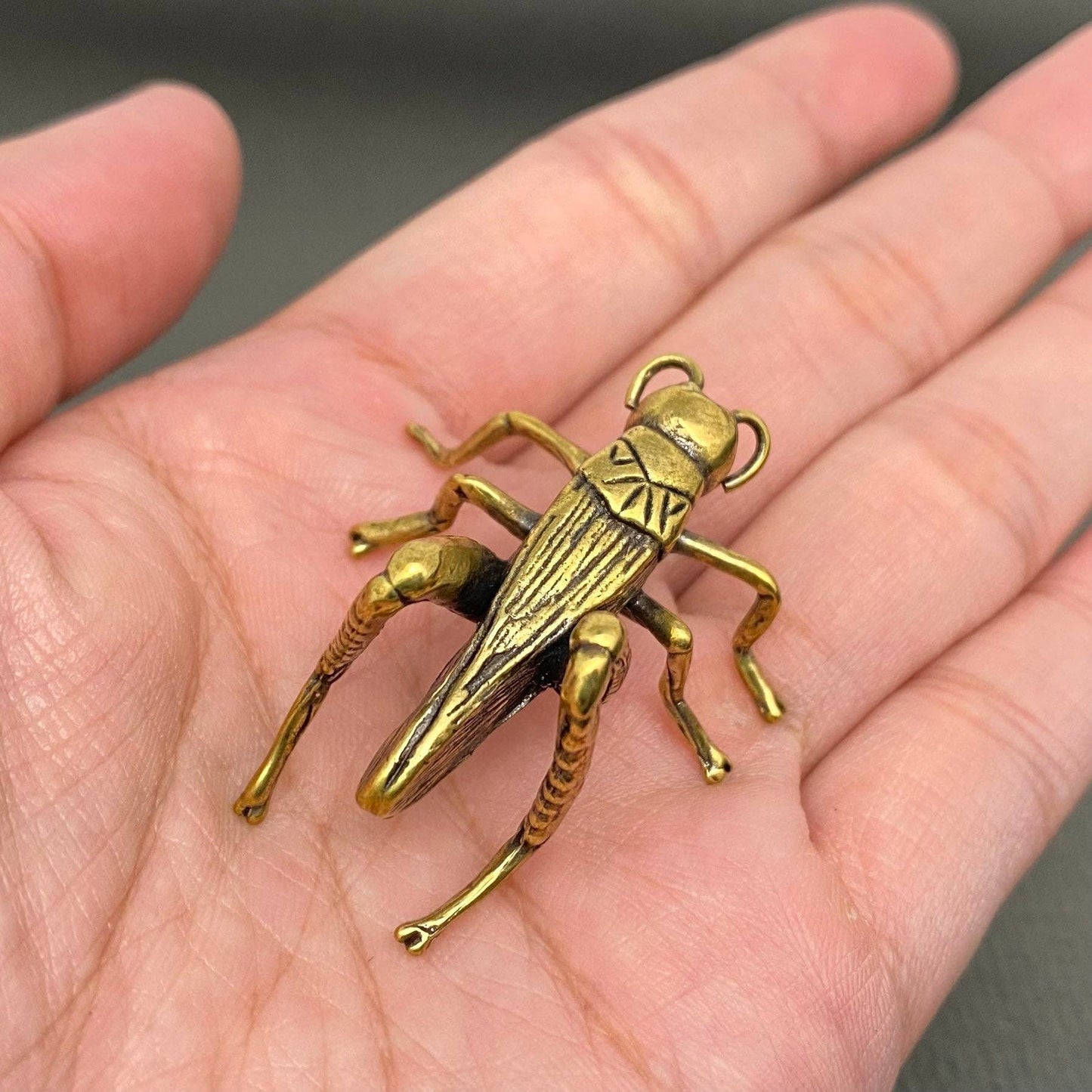 Brass Cricket Desktop Ornaments Decoration