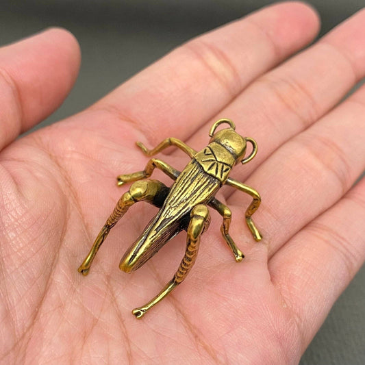 Brass Cricket Desktop Ornaments Decoration