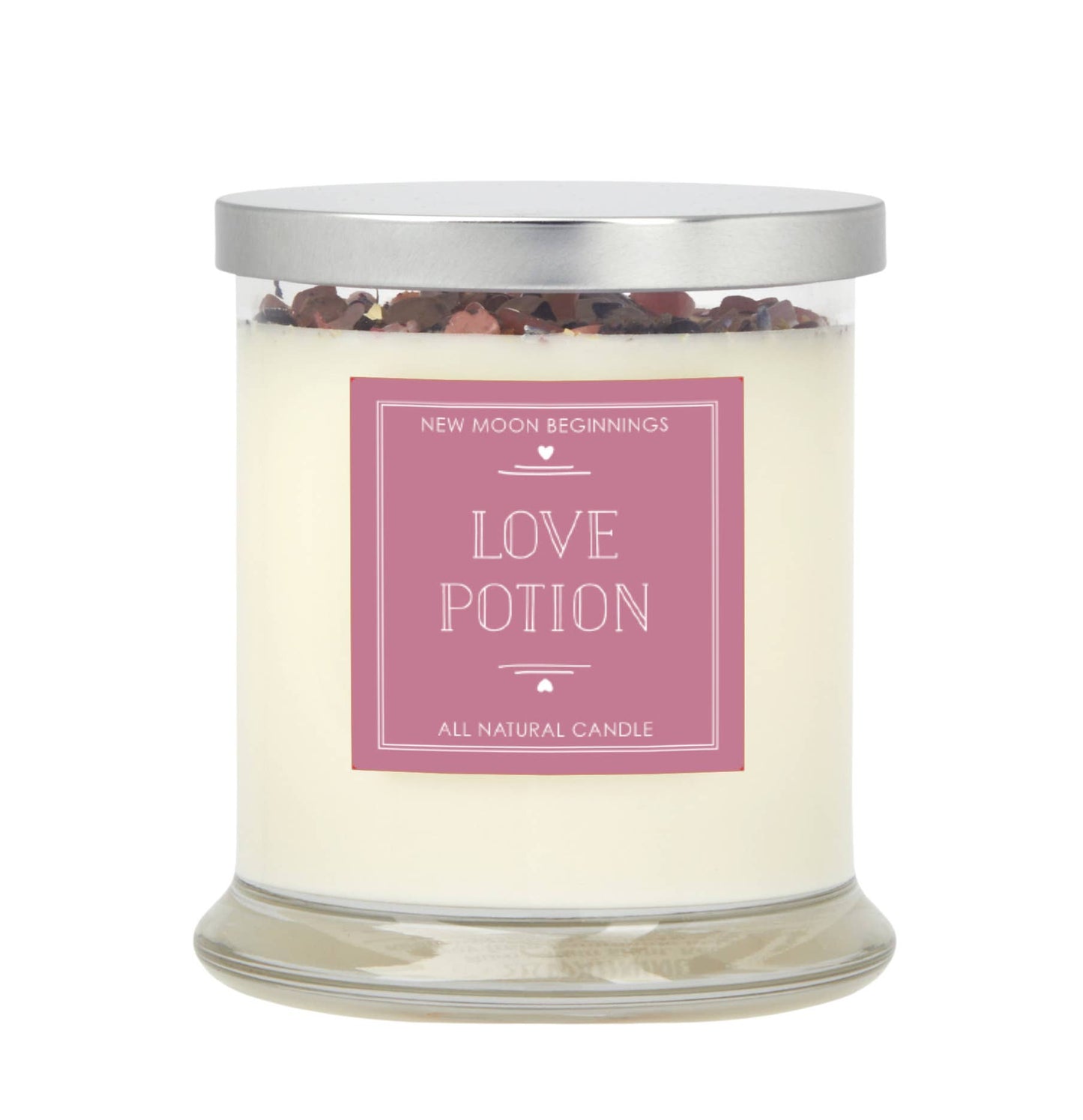 Love Potion Candle 12oz Valentine's Day Crystal Candles