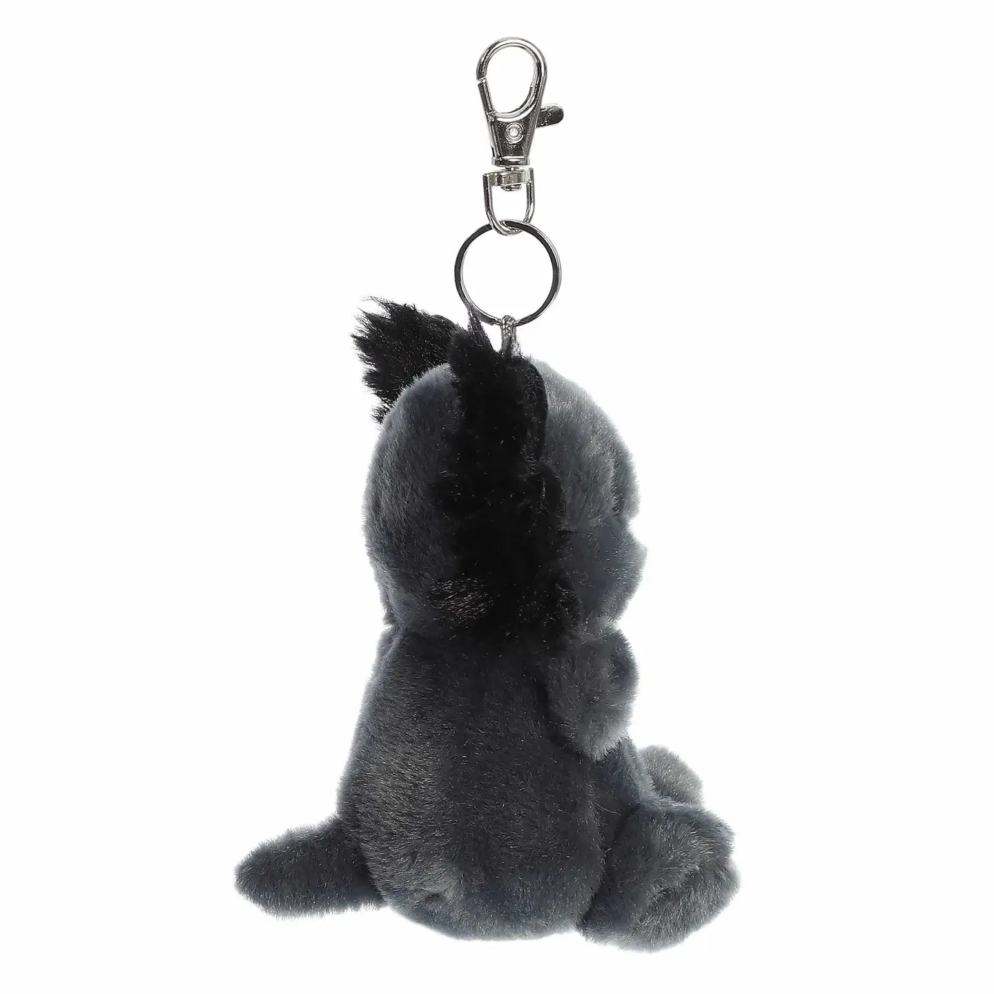 4" Plush Onyx Axolotl Palm Pals Clip-On