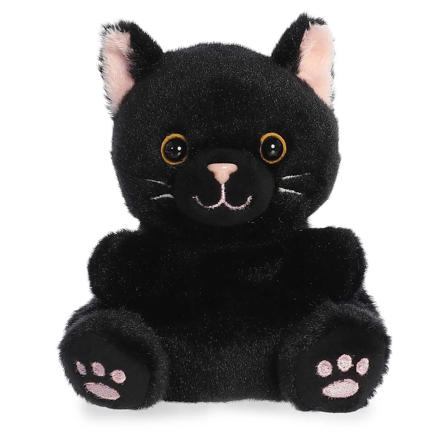 5" Plush Pal Twilight Black Cat Palm Pals Stuffed Animal