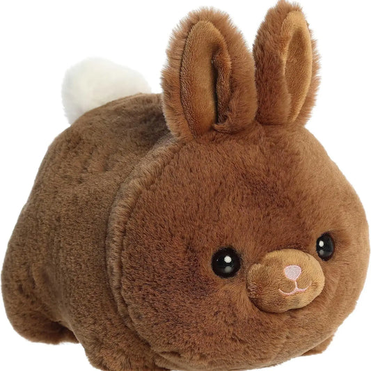 10" Plush Chunky Spudster Chocolate Brownie Bunny