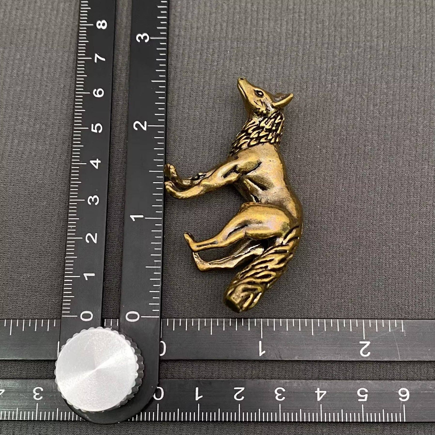Brass Fox  Crafts Desktop Ornaments Decoration