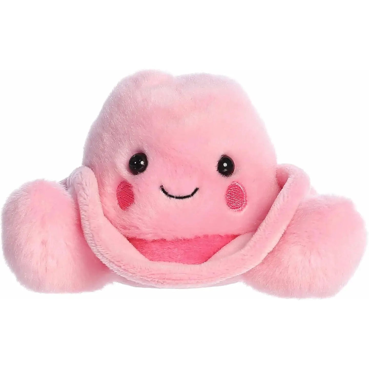 5" Plush Pal Sally Pink Cowgirl Hat Palm Pals Stuffed Animal