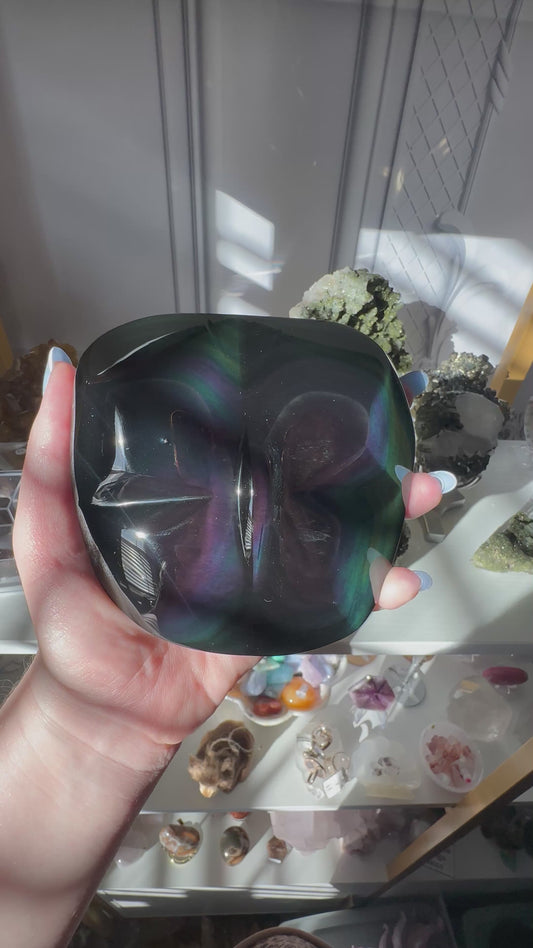 Rainbow Obsidian Butterfly