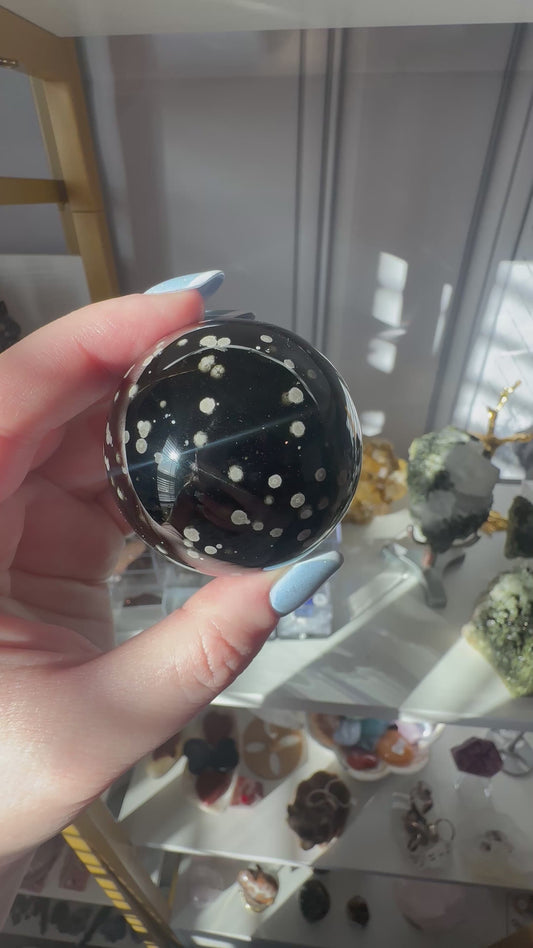 Stardust Obsidian Sphere