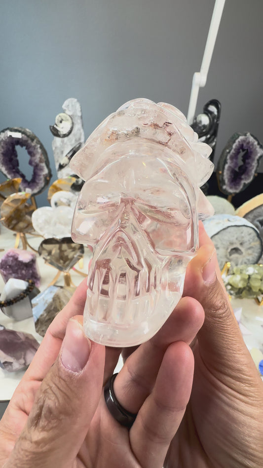 Clear Quartz Skull
