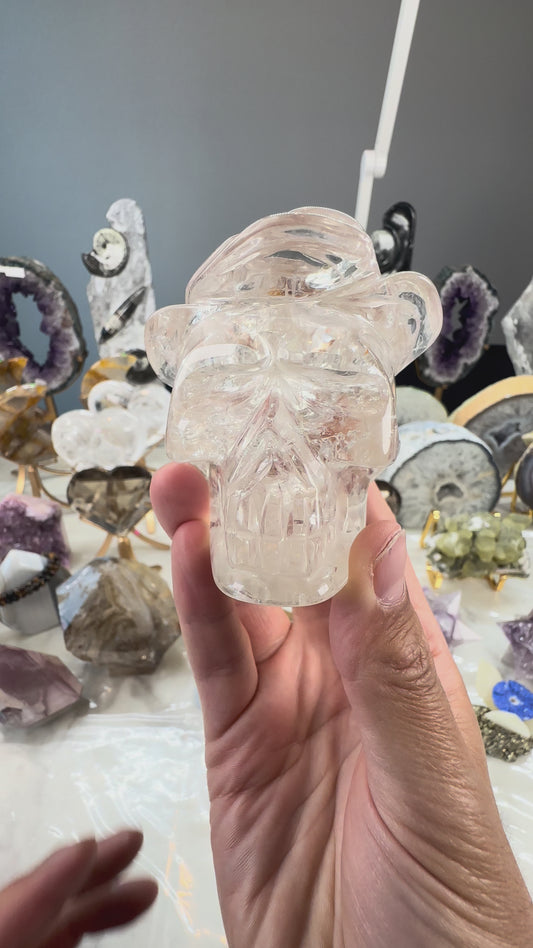 Clear Quartz Skull