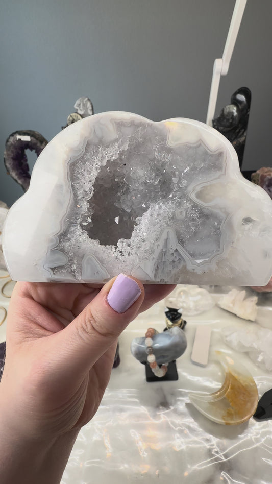Druzy Agate Cloud