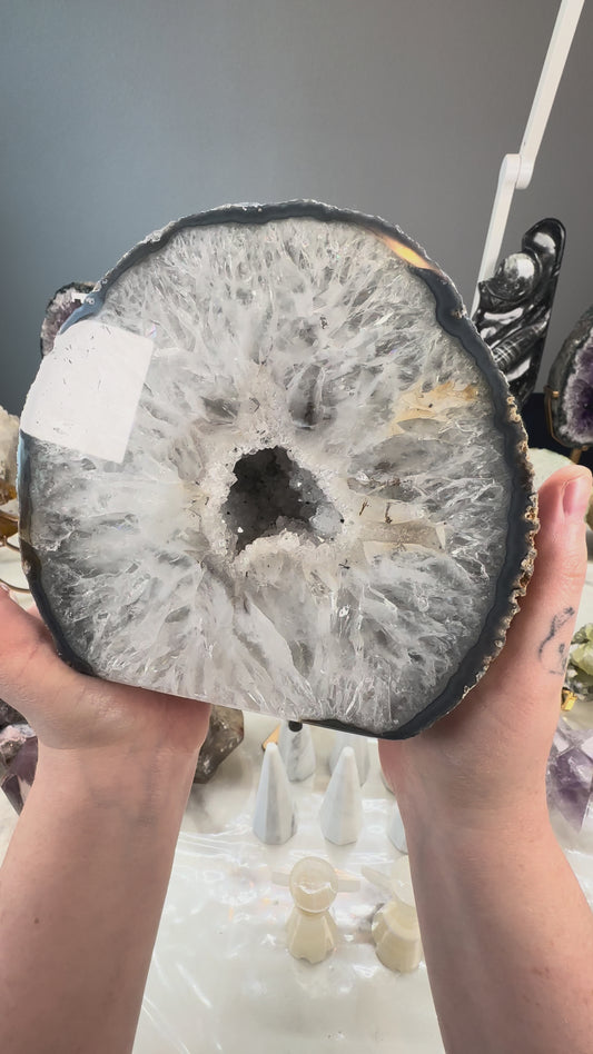 Druzy Agate Geode
