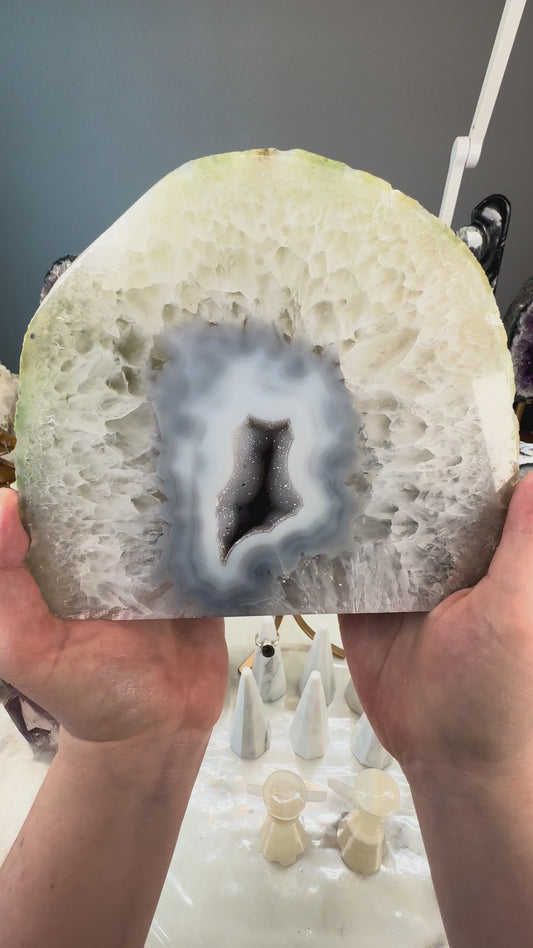 Druzy Agate Geode